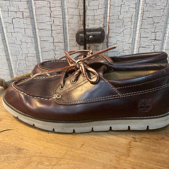 Timberland Classic 3 eye boat shoes 10.5 - Picture 2 of 5